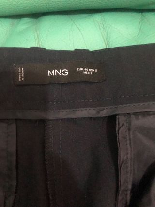 Pantaloni donna Mango blu