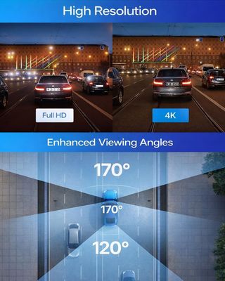 triple Dash Cam TrendVision Phantom 3CH GPS