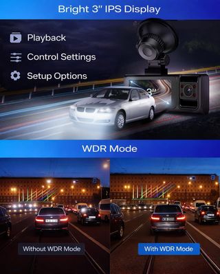 triple Dash Cam TrendVision Phantom 3CH GPS
