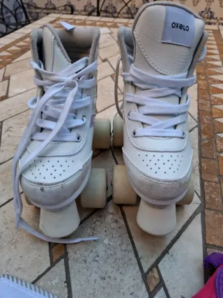 Patines Oxelo blancos talla 32