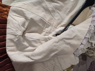 Vestido Fallera Marrón y Dorado