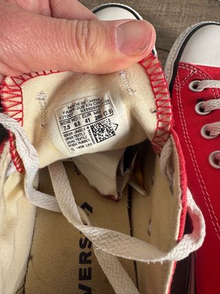 Converse Rojas Talla 41