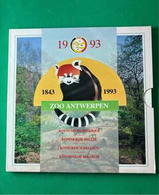 L#575 set FDC 1993 “Zoológico de Amberes 1843-199