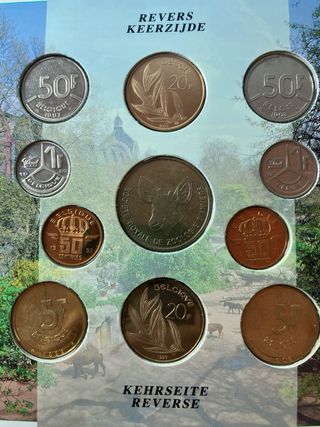 L#575 set FDC 1993 “Zoológico de Amberes 1843-199