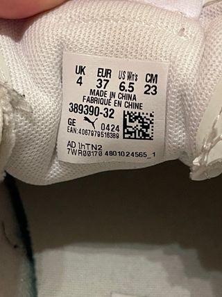 Puma Carina Street Beige/Blanco Talla 37