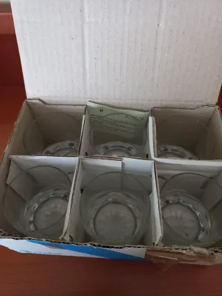 6 vasos whisky Schott Zwiesel.Sin estrenar