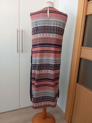 Vestido estampado XL multicolor