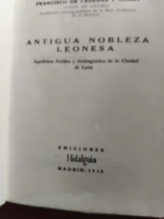 Antigua Nobleza Leonesa - Heráldica