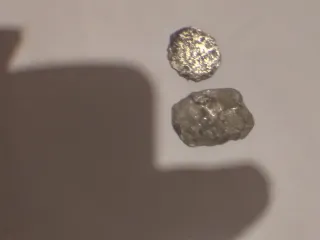 Monedas macuquinas de plata de naufragio