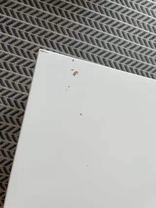 Mueble TV madera y blanco