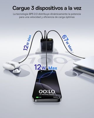 Cargador USB C de 100W Baseus