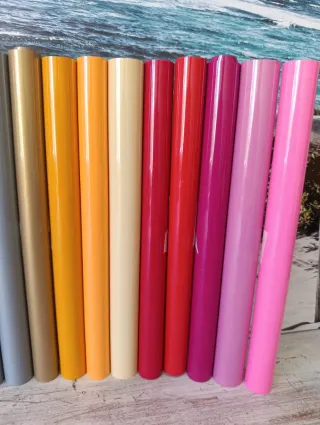 Rollos de vinilo textil  termoadesivo