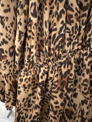 Vestido Zara Animal Print Talla XXL Nuevo