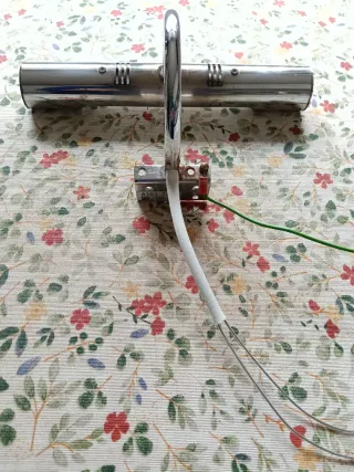 Foco para cuadro/espejo plateado