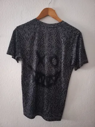 Camiseta con estampado de texto XO