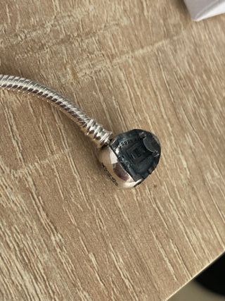 Pulsera Pandora Cierre Mickey Corazón Plata