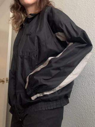 Chaqueta Bomber Puma Rompevientos Negra