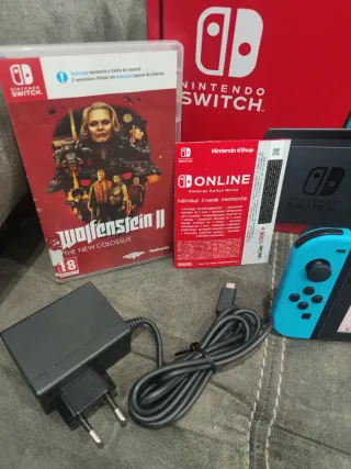 Nintendo Switch V2+7 Juegos+3meses online