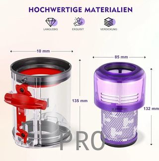 Contenitore di ricambio V12 Slim per polvere