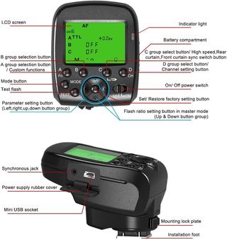 Flash 400W HSS 1/8000s + Disparador Nikon