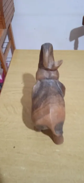 Statuetta Elefante Legno Decorativa