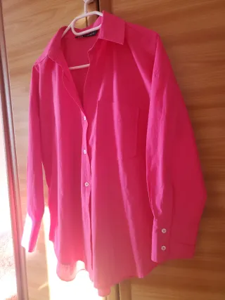 Camisa oversize Zara S + regalo bufanda