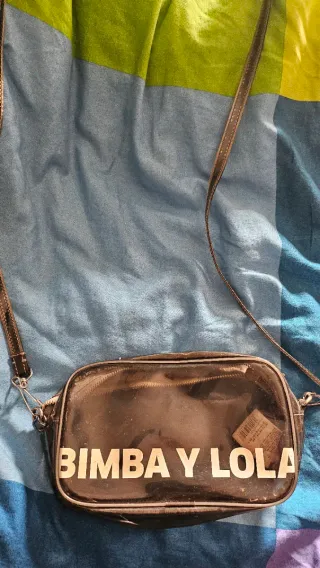 Bolso Bimba y Lola Negro Transparente