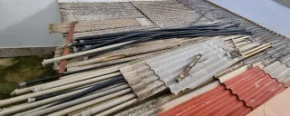 Tubería de riego de goma