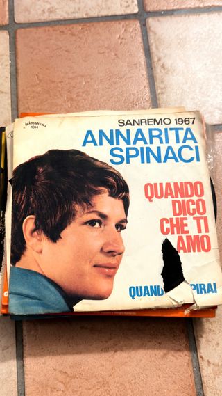 Vinile Annarita Spinaci Sanremo 1967