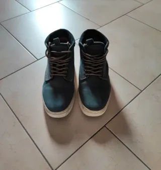 Scarpe uomo blu/petrolio Cafè Noir