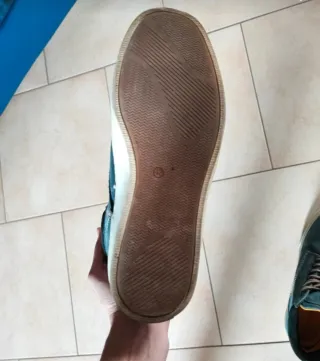 Scarpe uomo blu/petrolio Cafè Noir