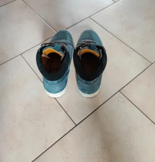 Scarpe uomo blu/petrolio Cafè Noir