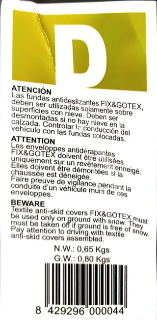 Cadenas Nieve FIX&GOTIX D