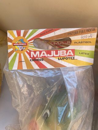 Colección 6 muñecos goma Majuba