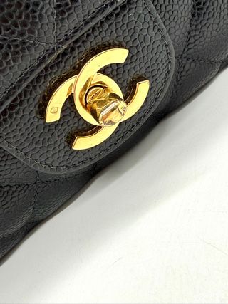 Bolso Chanel Doble Solapa Negro