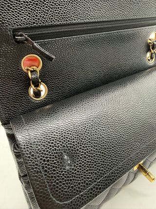 Bolso Chanel Doble Solapa Negro