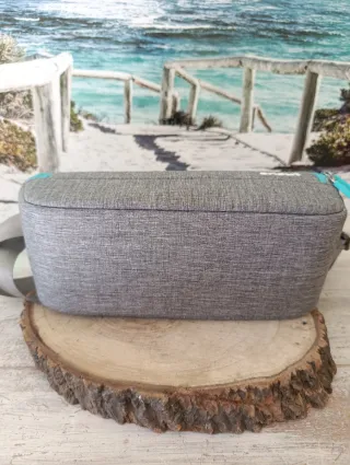 Bolso Cricut gris y turquesa