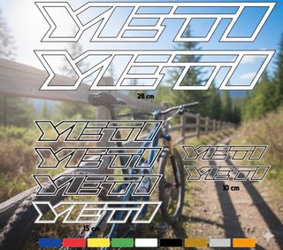Adesivi YETI Bike Kit Made in Italy