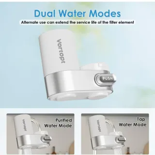 Ontulor Filtro Agua Grifo Negro