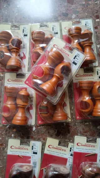 Barras de cortina de madera Ideas Cintas 200cm