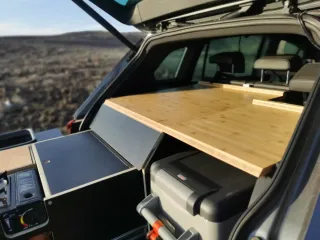 Modulo camper Tiguan, tienda techo