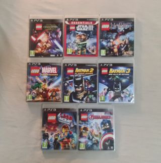 Lote 8 Videojuegos LEGO PS3