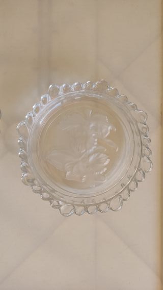 Platos y bandeja cristal (5 piezas)