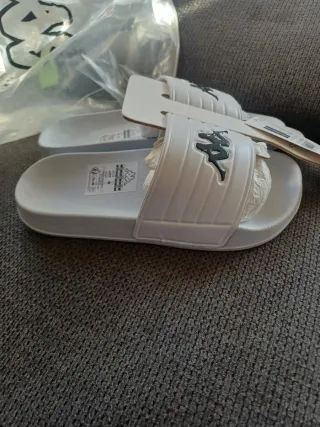 Chanclas Kappa Logo Sarty Kid Blancas
