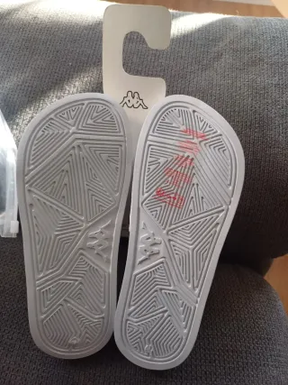 Chanclas Kappa Logo Sarty Kid Blancas