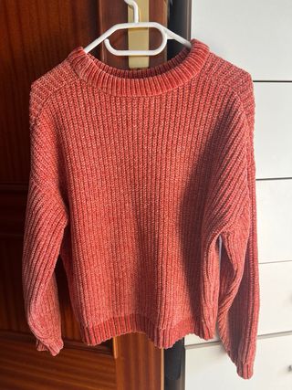 Jersey de lana naranja