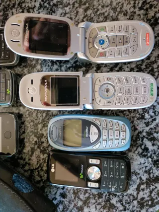 Lote Móviles Antiguos Motorola, Siemens, Movistar