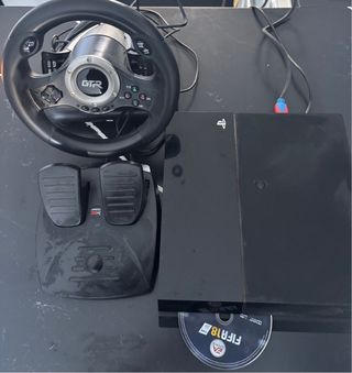 PS4 (PlayStation 4) con Volante y FIFA 18