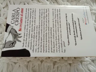 Libro: No reclames al amor