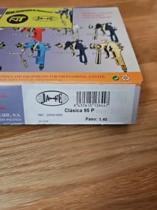 Pistola aerográfica SAT Classic 95P Roja